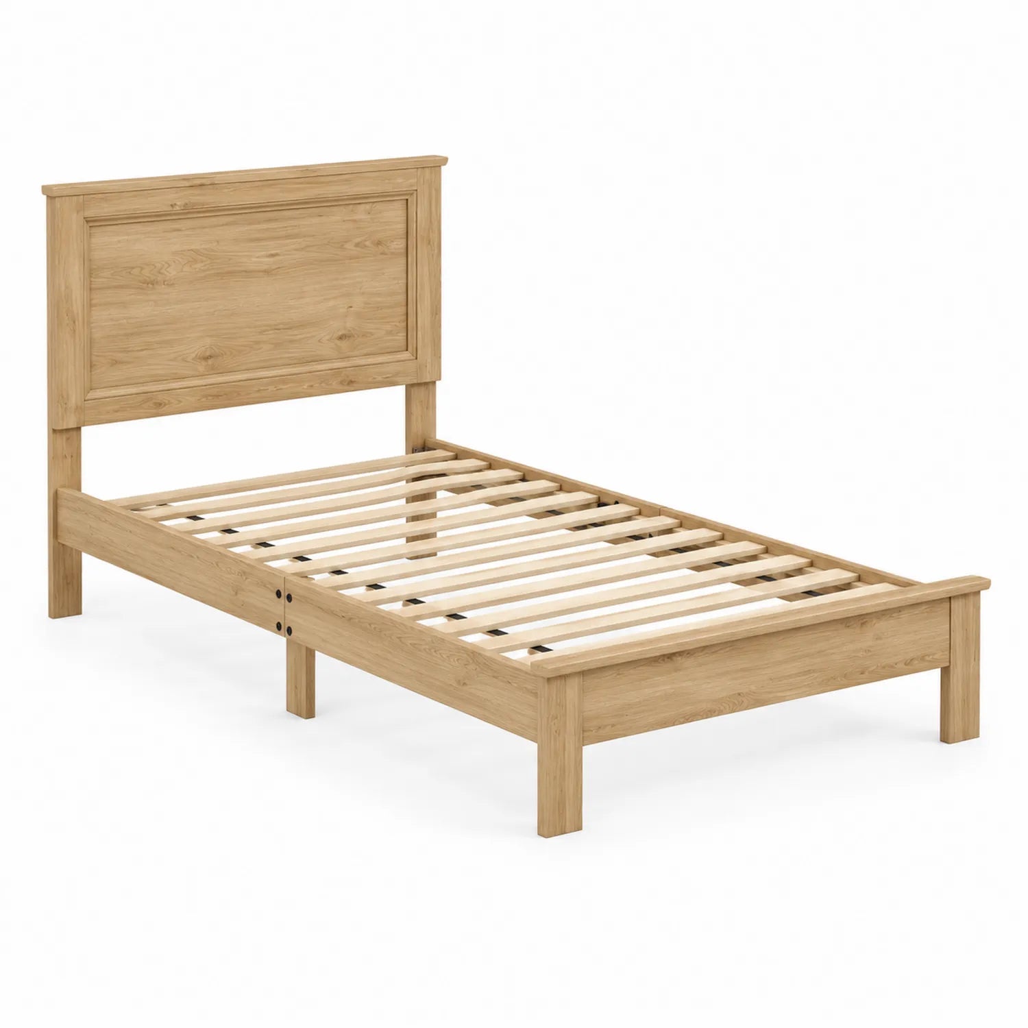 Cama Individual Madera de Roble 200x90 cm