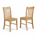 Conjunto de 2 sillas de madera de haya natural