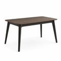 Mesa de comedor de madera y metal 150x90x75 cm