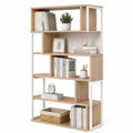 Estantería de Madera MDF y Metal Blanco 180x120x30 cm