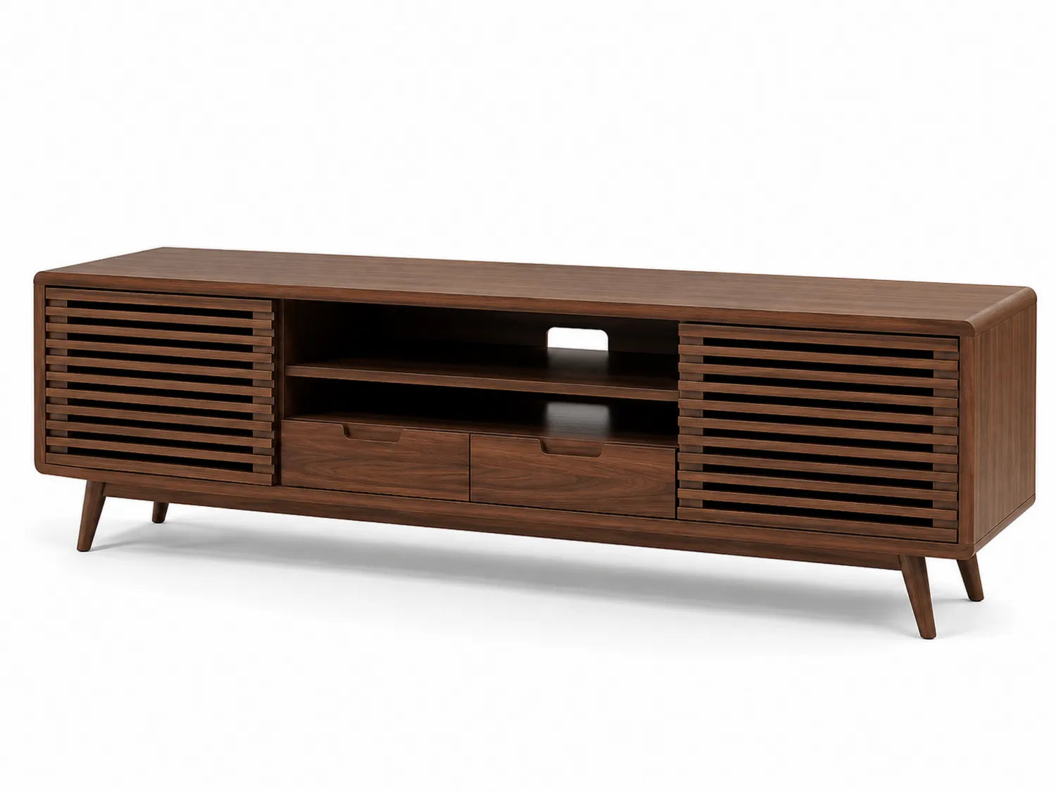 Mueble de TV de Madera de Nogal