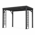 Pérgola de Metal Negro 300x400x250 cm