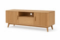 Mueble de TV de Madera de Roble 150x45x55 cm
