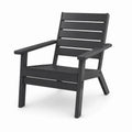 Silla de Aluminio Negro para Exterior 80x70x60 cm